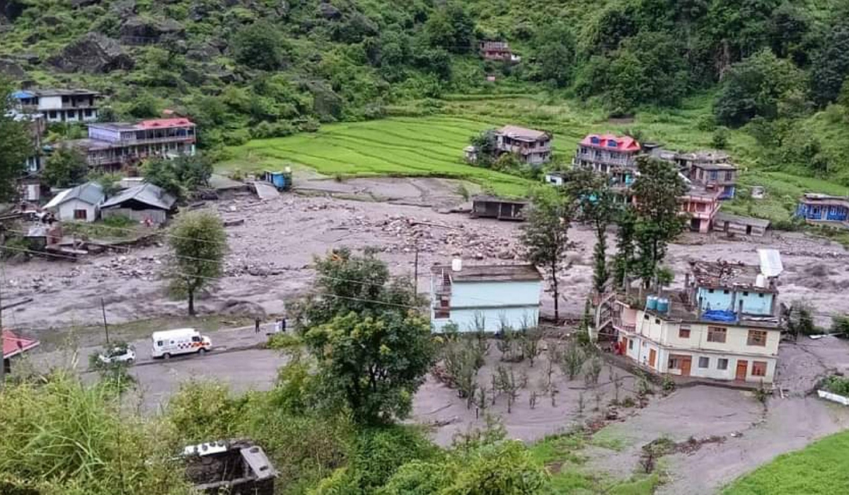 A scene after cloudburst at Shamej in Rampur in Himachal's Shimla district | PTI